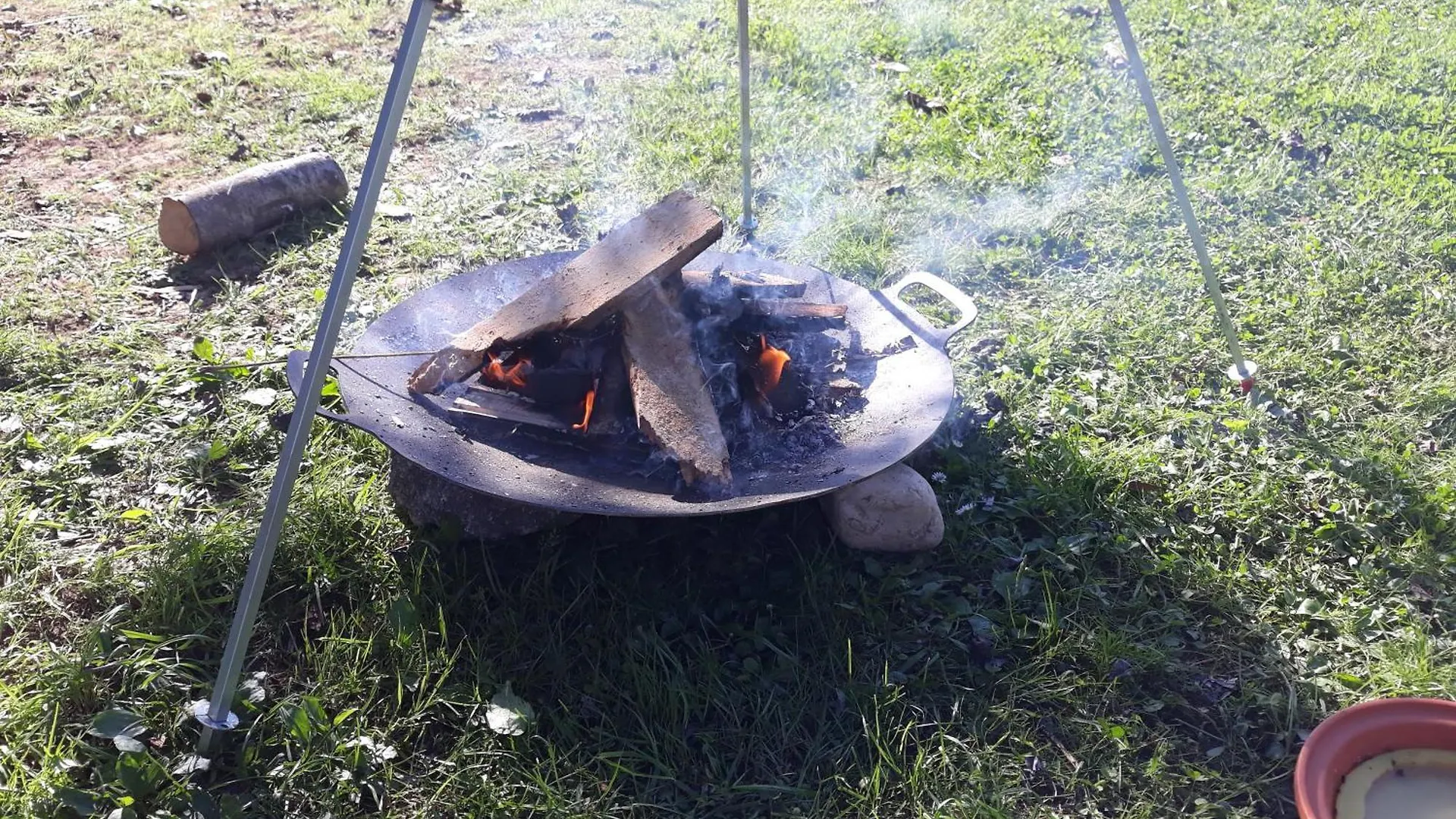 Camping Under The Walnut In Your Own Tent On A Shared Lot And Shared Bathroom Laibach 0*,